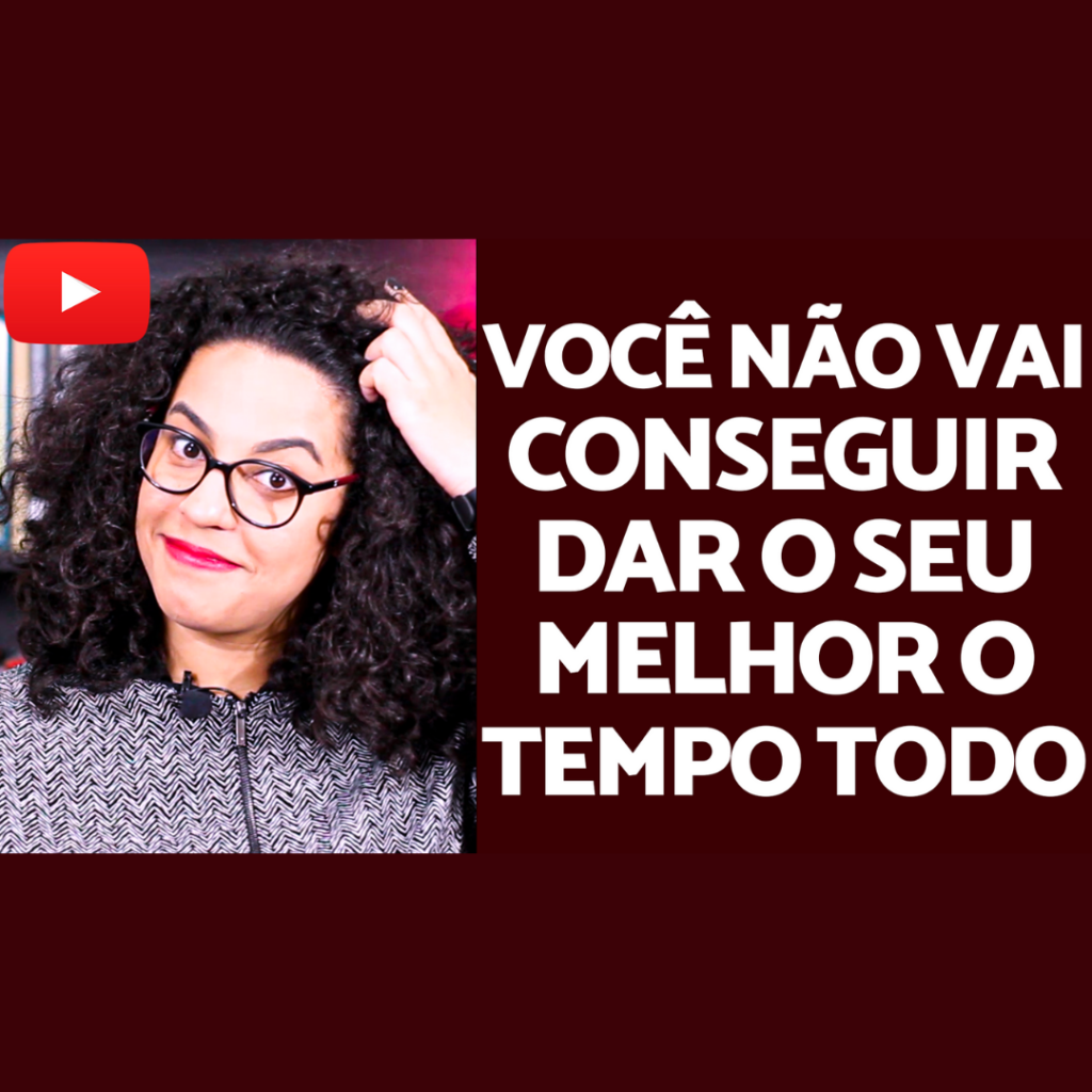 Nem sempre você vai fazer o seu melhor acidamente
