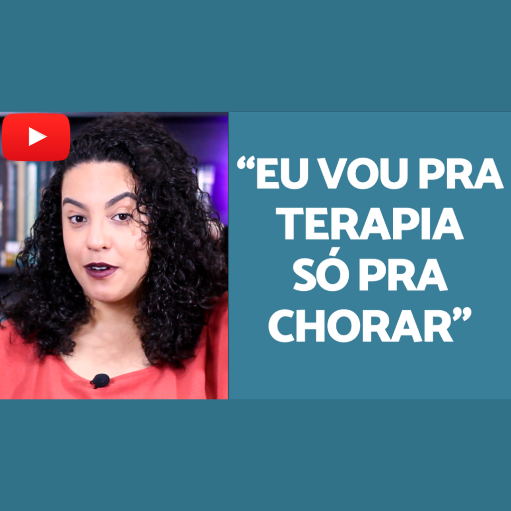 Vou pra terapia só pra chorar
